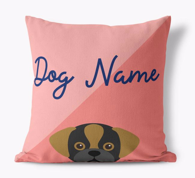 Peeking Name: Personalized {breedFullName} Pillow